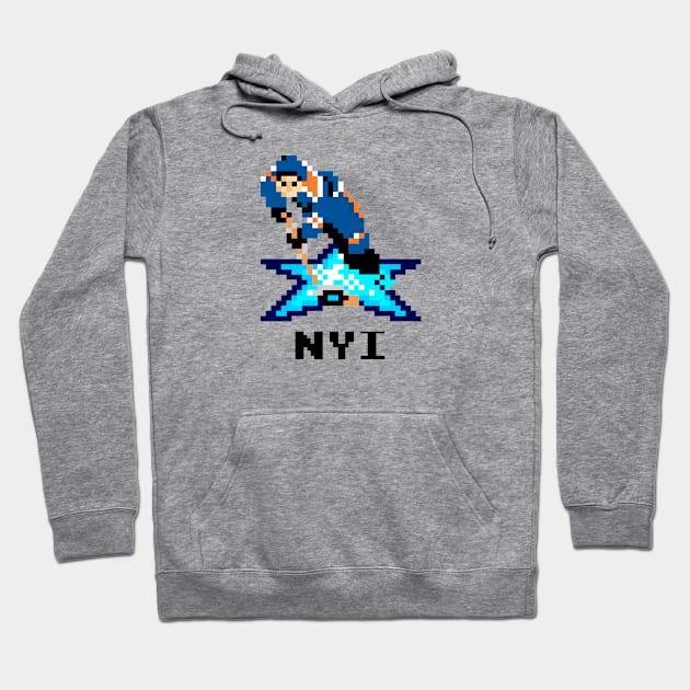 16-Bit Ice Hockey - New York Hoodie by The Pixel League